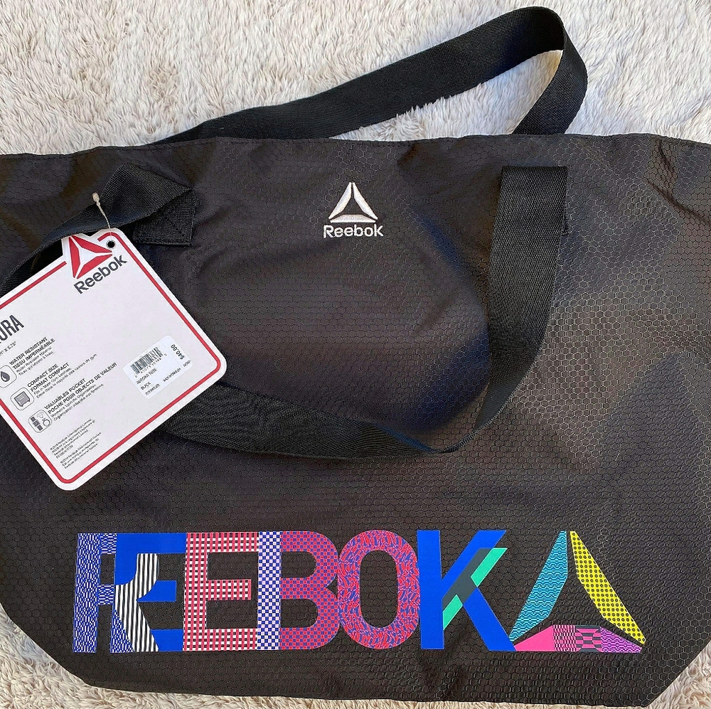 Large Reebok Drawstring Gym Tote